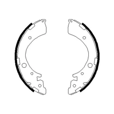 Imagem de KAVO PARTS KBS 2907 Maxilas de Travão 200 35 HONDA: CIVIC 5 Coupe, HR V I, 6 Stufenheck