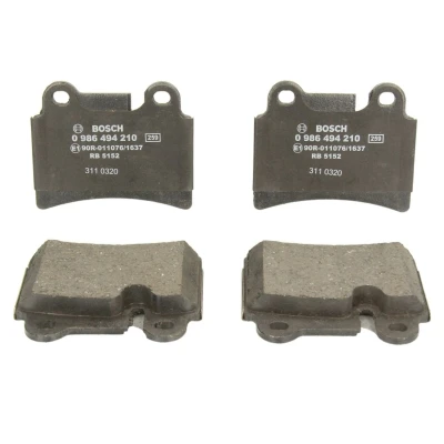 Imagem de BOSCH 0 986 494 210 Jogo de pastilhas para travão disco Baixo teor metálico com chapa anti ruído VOLKSWAGEN: Touareg I