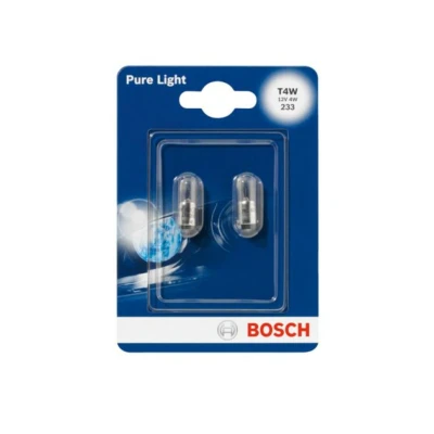 Imagem de BOSCH 1 987 301 023 Lâmpada 12 4 T4W VOLKSWAGEN: GOLF 3, 2, Polo III Hatchback, MERCEDES BENZ: 190, W124 Sedan, MITSUBISHI: Galant 6