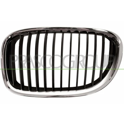 Imagem de BLIC 6502 07 0077991P Grelha de Radiador à frente, lado esquerdo crómio, preto BMW: 7
