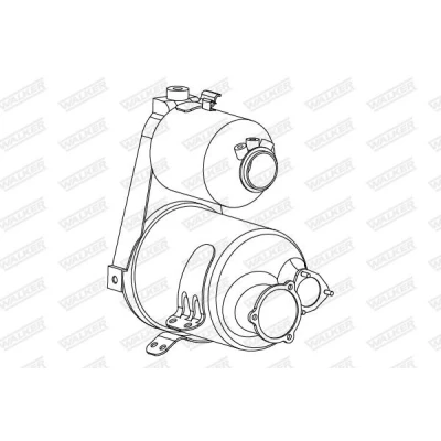 Imagem de WALKER 73385 Filtro de Partículas com componentes montagem AUDI: A4 B8 Sedan