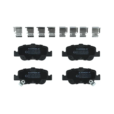 Imagem de KAMOKA JQ1018096 Jogo de pastilhas para travão disco Eixo traseiro com avisador sonoro desgaste acessórios TOYOTA: Auris Hatchback