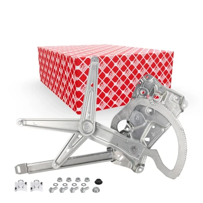 Imagem de Febi Bilstein Elevador de vidro à frente, lado esquerdo elétrico com material montagem, sem motor 26909 BMW: 3 Sedan, Touring