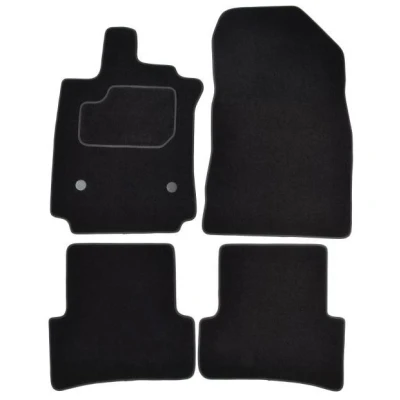 Imagem de MAMMOOTH A041 RNT135 PRM 01 Conjunto de tapete chão Têxtil à frente e atrás 4 preto RENAULT: Clio