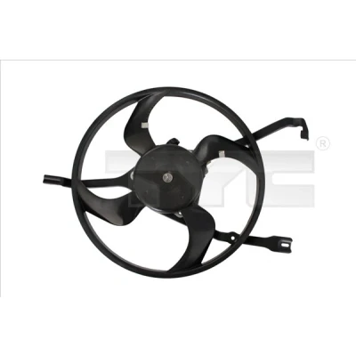 Imagem de TYC 805 0019 ventilador de radiador 340 100 com estrutura do (caixilho) CITROËN: C3 I Hatchback, C2 Pluriel