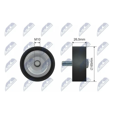 Imagem de NTY RNK PL 029 Polia Tensora LAND ROVER: Range Rover Sport, CHEVROLET: Cruze Carrinha