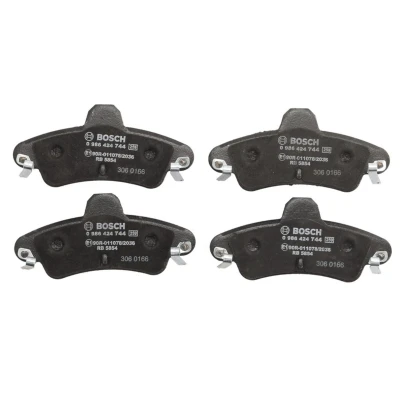 Imagem de BOSCH 0 986 424 744 Jogo de pastilhas para travão disco Baixo teor metálico com chapa anti ruído FORD: MONDEO 2 Kombi,