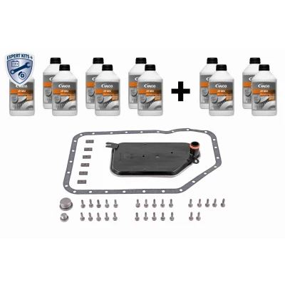 Imagem de VAICO V10 3213 XXL Conjunto de peças, mudança óleo, caixa vel. automática com junta retentor, óleo para lavagem
