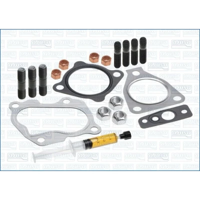 Imagem de AJUSA JTC11882 Kit de montagem, turbocompressor with studs, syringe oil com juntas instruções montagem