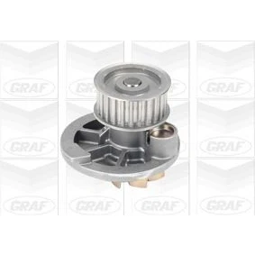 Imagem de GRAF PA572A Bomba de água 25 com retentor mecânico Chapa aço 62,29 para accionamento da correia dentada OPEL: Astra H Caravan, Hatchback