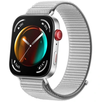 Imagem de Huawei Watch Fit 3 Prata (Bracelete De Nylon Cinzenta)