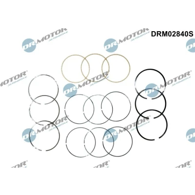 Imagem de DR.MOTOR AUTOMOTIVE DRM02840S Jogo de Anéis do Pistão 76,51mm VOLKSWAGEN: Golf 4, Polo III Hatchback, Classic, SEAT: Ibiza 2, 3, Inca