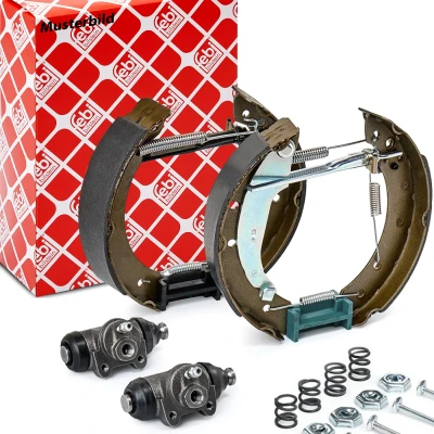 Imagem de FEBI BILSTEIN 38750 Jogo de travões, travões tambor Eixo traseiro com acessórios, cilindro travão roda, material montagem