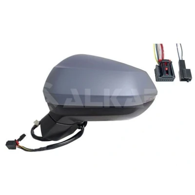 Imagem de Espelho retrovisor Alkar 9045777 esquerda com subcapa elétrico aquecível, dobrável electricamente, não esférico, antibrilho para veículo volante à