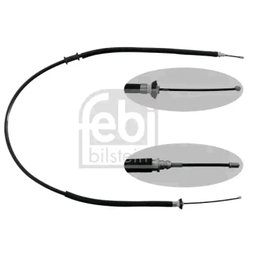 Imagem de FEBI BILSTEIN 49619 Cabo de Freio Mão traseira esquerda, direita 1456 FIAT: Punto II Hatchback