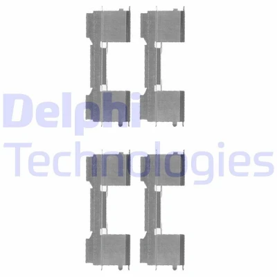Imagem de DELPHI LX0478 Kit de acessórios, pastilhas travão IVECO: DAILY 6 Pritsche/Fahrgestell