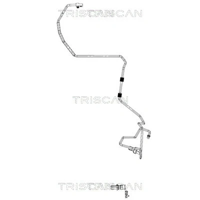 Imagem de TRISCAN 9010 69001 Conduta de alta/baixa pressão, ar condicionado do condensador para o evaporador SUZUKI: Swift III Hatchback (MZ, EZ) 1.6, 1.5 4x4