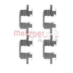 Imagem de METZGER 109 1711 Kit de acessórios, pastilhas travão SUBARU: Impreza II Sedan