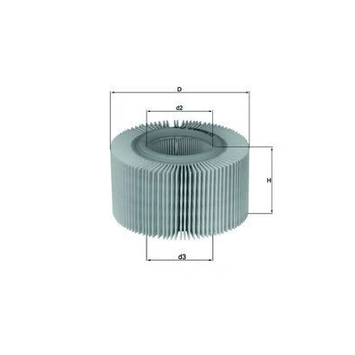 Imagem de MAHLE ORIGINAL LX 578 Filtro de ar 88,0 151,0 Cartucho filtrante
