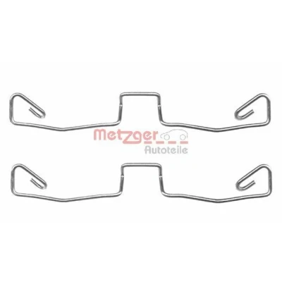 Imagem de METZGER 109 1633 Kit de acessórios, pastilhas travão AUDI: A6 C5 Avant, Sedan