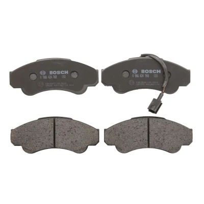 Imagem de BOSCH 0 986 424 769 Jogo de pastilhas para travão disco Baixo teor metálico com sensor desgaste integrado chapa anti ruído