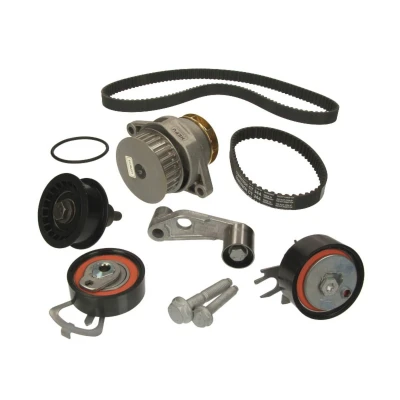 Imagem de HEPU PK05580 Bomba de Água + Kit Correia Distribuição com elemento tensor VOLKSWAGEN: Golf 4, Polo III Hatchback, Bora Sedan