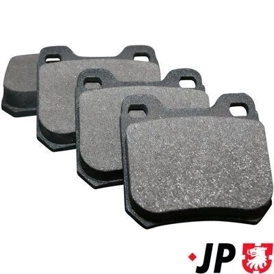 Imagem de JP GROUP 1263700410 Jogo de pastilhas para travão disco Eixo traseiro excl. contacto aviso desgaste OPEL: Vectra B Carrinha, Sedan