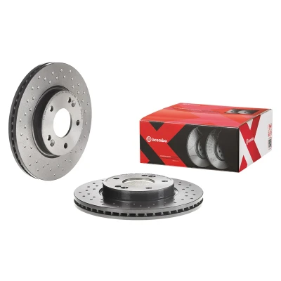 Imagem de BREMBO 09.C249.1X Disco de travão 280 23 5 perfurado/ventilado revestido alto carbono com parafusos KIA: cee‘d II Hatchback, Sportswagon