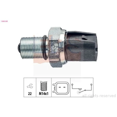 Imagem de EPS 1.860.265 Interruptor, luz de marcha atrás Made in Italy OE Equivalent