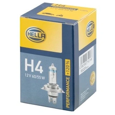 Imagem de HELLA 8GJ 223 498 021 Lâmpada 12 60/65 JEEP: WRANGLER 3, VOLKSWAGEN: GOLF 3 Cabrio, Bora Sedan, SUZUKI: Grand Vitara 2 SUV, Jimny IV SUV