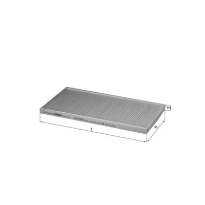 Imagem de MAHLE ORIGINAL LA 21 Filtro, ar do habitáculo Filtro de partículas 329,0mm 188mm 17,0mm OPEL: Corsa B Hatchback, Van, Tigra Coupe
