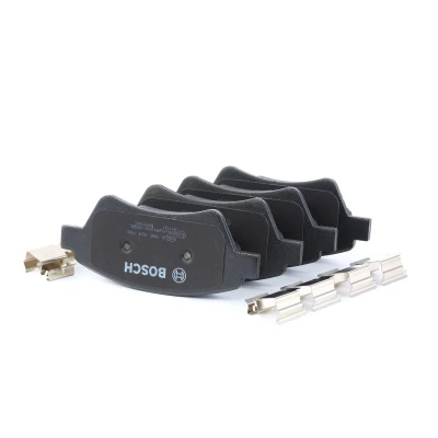 Imagem de BOSCH 0 986 424 785 Jogo de pastilhas para travão disco Baixo teor metálico com chapa anti ruído, instruções montagem