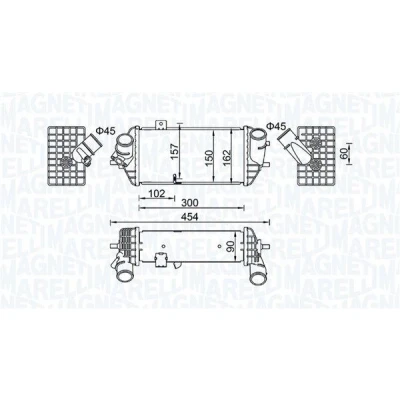 Imagem de MAGNETI MARELLI 351319205690 Intercooler