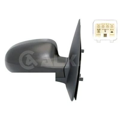 Imagem de Espelho retrovisor Alkar 6128451 à direita elétrico aquecível, convexo para veículo com volante esquerda CHEVROLET: Aveo / Kalos Sedan