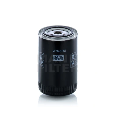 Imagem de MANN FILTER W 940/15 n Filtro de óleo 3/4 16 UNF 1B, com uma válvula retenção junta aparafusado