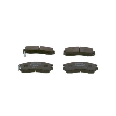 Imagem de BOSCH 0 986 460 984 Jogo de pastilhas para travão disco Baixo teor metálico com avisador sonoro desgaste SUBARU: Impreza I Sedan