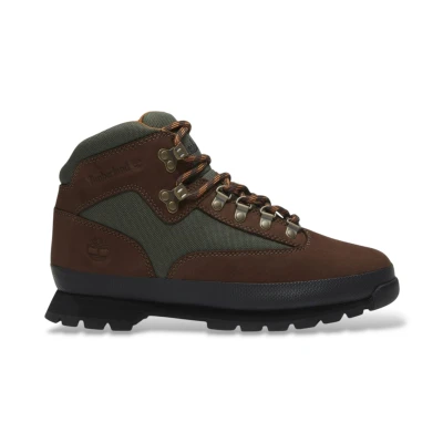 Imagem de Timberland para homem. TB0A2PUSW071 Botas de pele Euro Hiker castanho-escuro (43 W), Couro, Marrom, Plano, Cordão, Ao ar livre