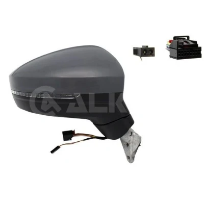 Imagem de Espelho retrovisor Alkar 9042147 à direita com subcapa elétrico aquecível, convexo para veículo volante esquerda