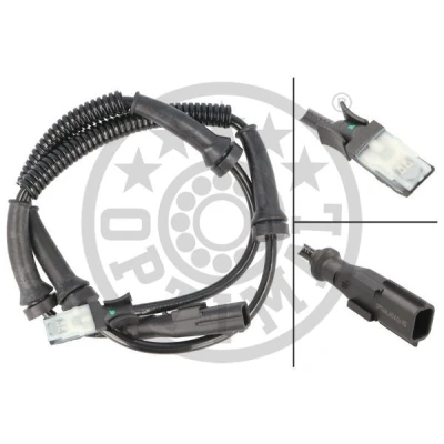 Imagem de OPTIMAL 06 S808 Sensor de ABS activo 635 OPEL: Vivaro A Van, RENAULT: TRAFIC 2 Bus
