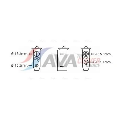 Imagem de AVA COOLING SYSTEMS DN1358 Válvula de Expansão
