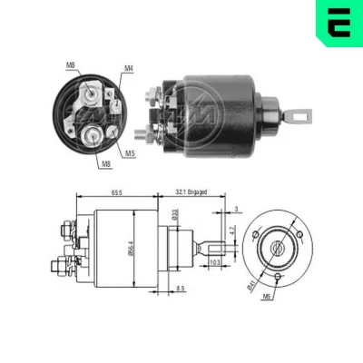 Imagem de ERA ZM571 Interruptor electromagnético, motor de arranque