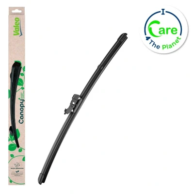 Imagem de Escova do limpa vidros Valeo Canopy 583915 350mm plana, Borracha limpeza fabricada com &gt;80% materiais sustentáveis