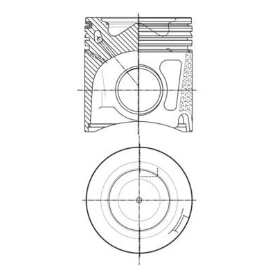 Imagem de Pistão MAHLE 007 PI 00150 000