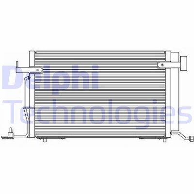Imagem de DELPHI TSP0225176 Condensador com secador 14 PEUGEOT: 306 Hatchback, Partner I Van, CITROËN: Xsara Carrinha