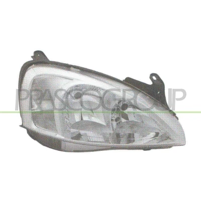 Imagem de PRASCO OP0304914 Farol Principal esquerda H7/H7 com motor de regulação do alcance dos faróis OPEL: Corsa C Hatchback, С Van