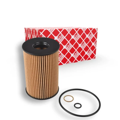 Imagem de FEBI BILSTEIN 108982 Filtro de óleo com retentor junta Cartucho filtrante BMW: 5 Sedan, Touring, X5