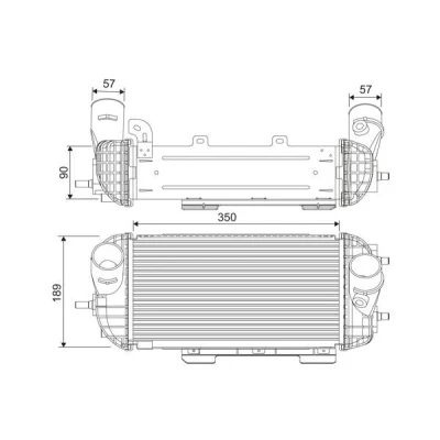 Imagem de VALEO 818538 Intercooler Alumínio sem sensor