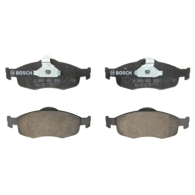 Imagem de BOSCH 0 986 460 969 Jogo de pastilhas para travão disco Baixo teor metálico com grampo do êmbolo FORD: MONDEO 1, 2 Kombi, 1 Kombi