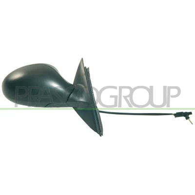 Imagem de Espelho retrovisor Prasco ST0337113 à direita preto manual ajustável pelo interior, ajuste: por cabo de aço, convexo SEAT: Ibiza 3