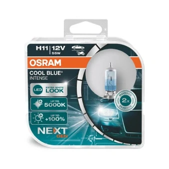 Imagem de OSRAM 64211CBN HCB Lâmpada, farol de longo alcance H11 12V 55W 5000K Halogéneo NISSAN: Qashqai 2, Leaf II, AUDI: A4 B7 Sedan, TOYOTA: Auris Hatchback